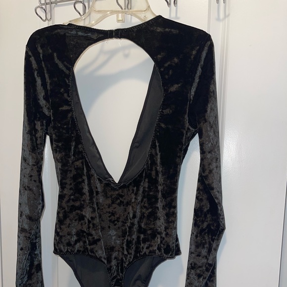 Victoria's Secret Velvet Bodysuit Size: M/L - Picture 3 of 9